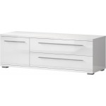 Έπιπλο τηλεόρασης Realm 1D2S-Μήκος: 135 εκ.-Λευκό