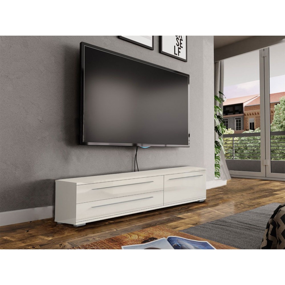 Έπιπλο τηλεόρασης Realm 1D2S-Μήκος: 150 εκ.-Μπεζ