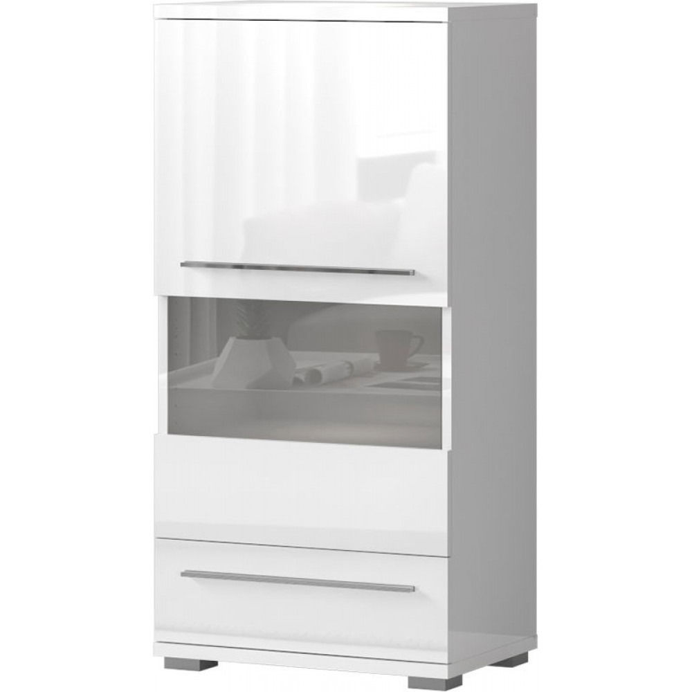 Βιτρίνα Realm 1D1S-Λευκό