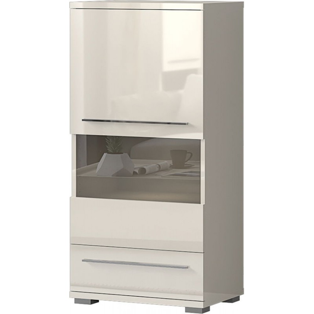 Βιτρίνα Realm 1D1S-Μπεζ