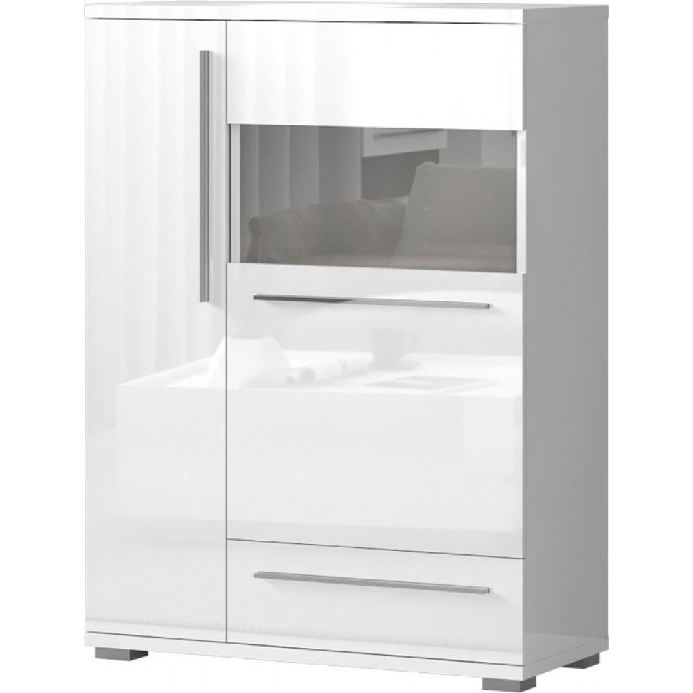 Βιτρίνα Realm 2D1S-Λευκό