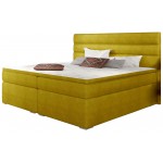 Επενδυμένο κρεβάτι Victoria με στρώμα και ανώστρωμα-160 x 200-Kitrino