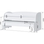 Κρεβάτι Riddle plus-Λευκό-Sand