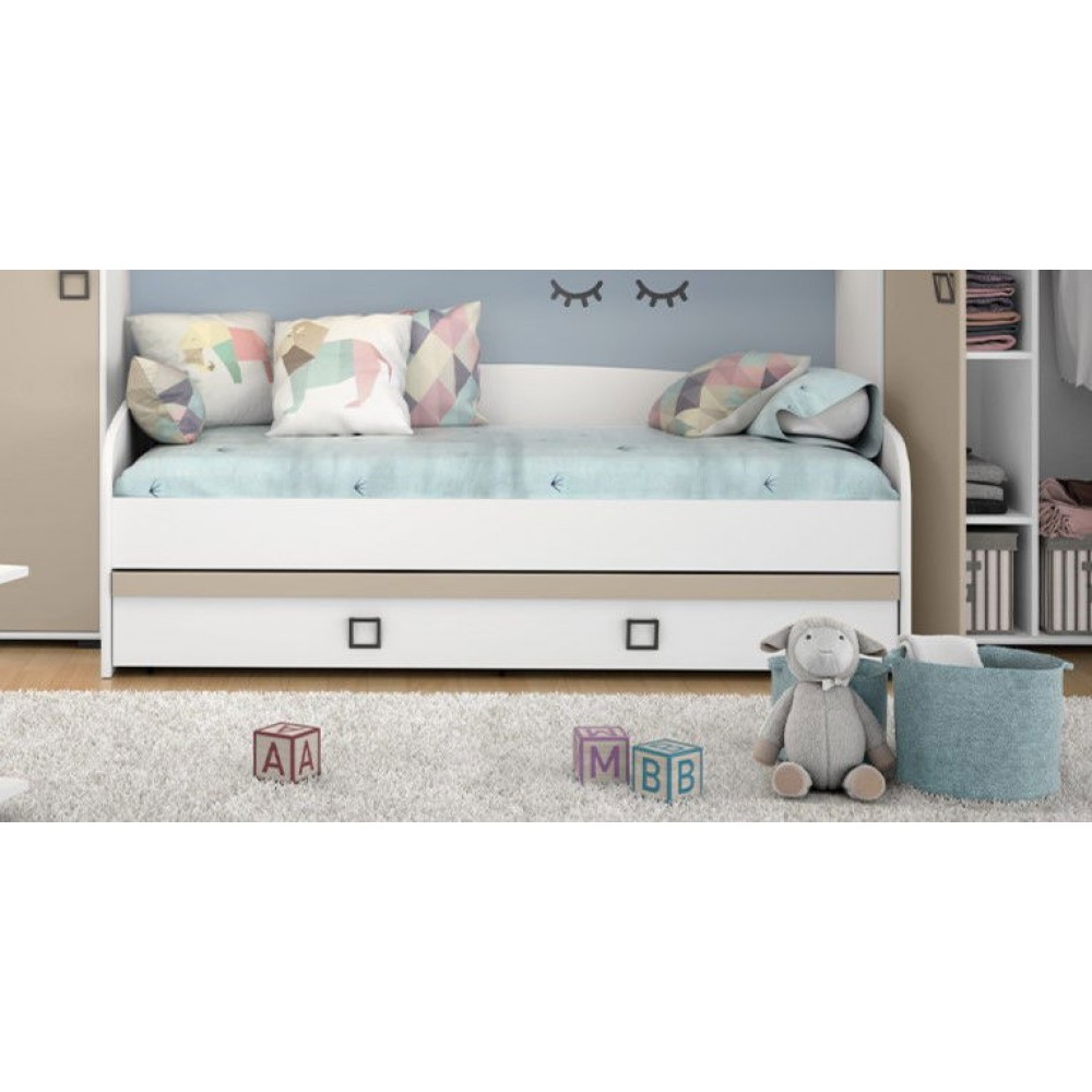 Κρεβάτι Riddle 90-Λευκό