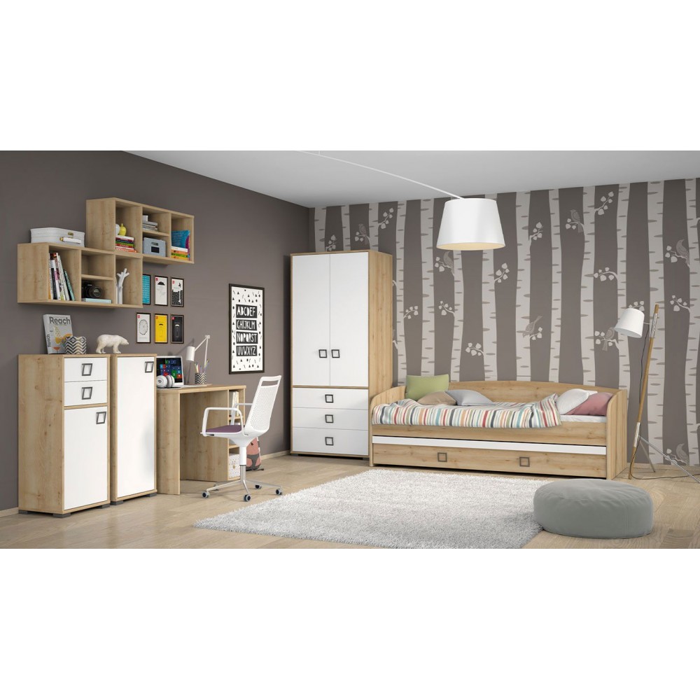 Κρεβάτι Riddle 90-Δρυς