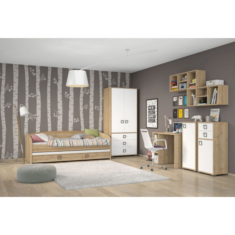 Κρεβάτι Riddle 90-Δρυς