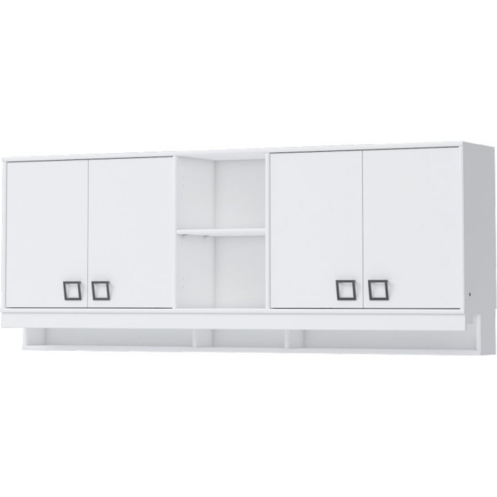 Εταζέρα κρεβατιού Riddle-Λευκό