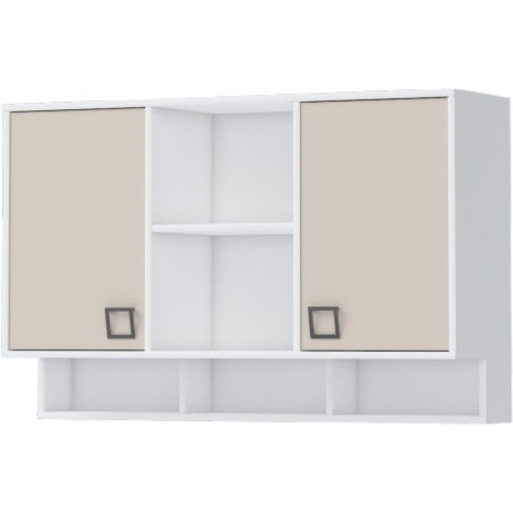 Εταζέρα Γραφείου Riddle-Λευκό-Sand