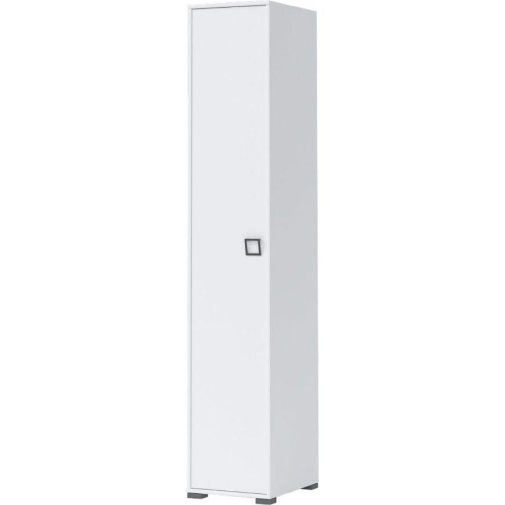 Ντουλάπα Riddle 1D-Λευκό