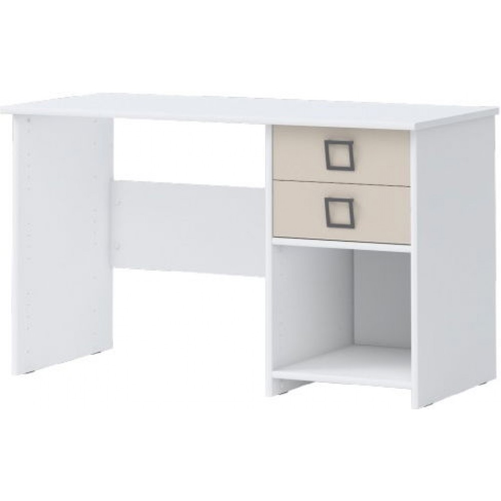 Γραφείο Riddle-Λευκό-Sand