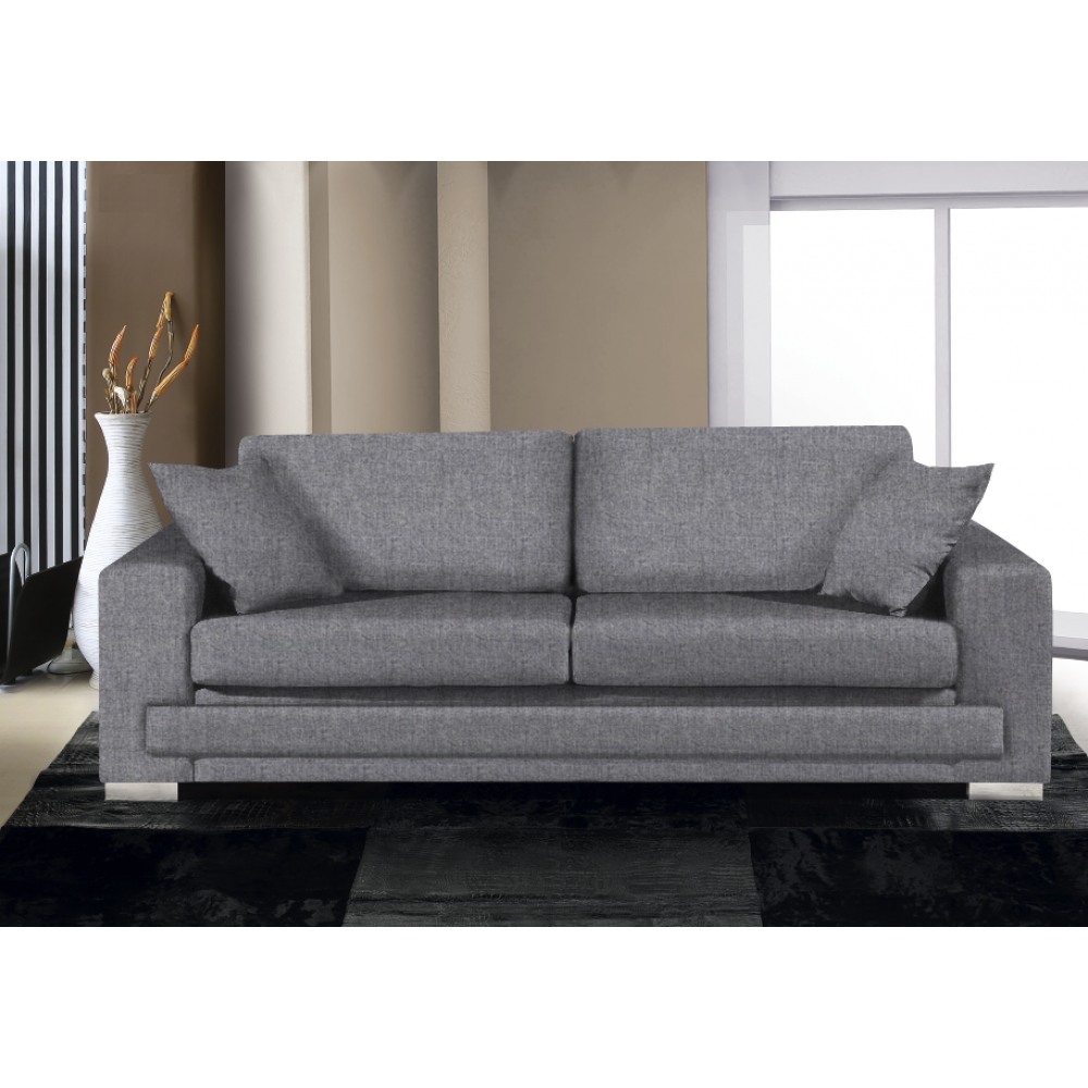 Καναπές Matrix Τριθέσιος-230φ 90β εκ.-Γκρι