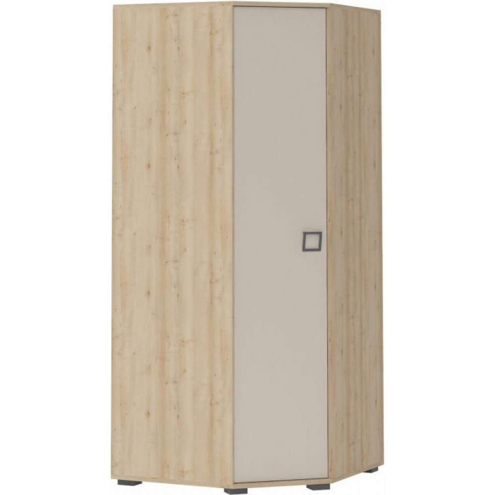 Γκαρνταρόμπα γωνιακή Riddle 1D-Δρυς-Sand