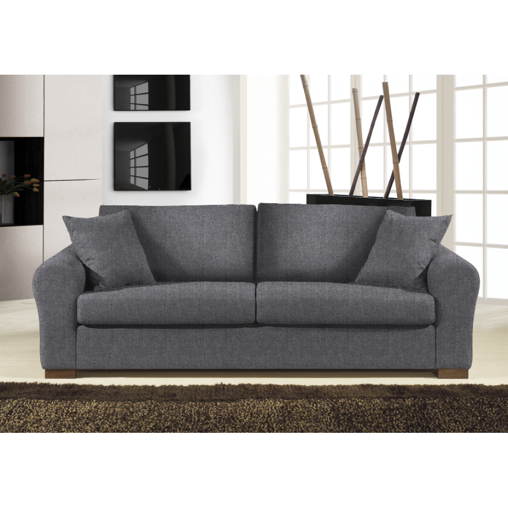 Καναπές Ορφέας Διθέσιος-165φ 90β εκ-Γκρι