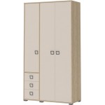 Ντουλάπα τρίφυλλη Riddle 3D3S 126x56x236