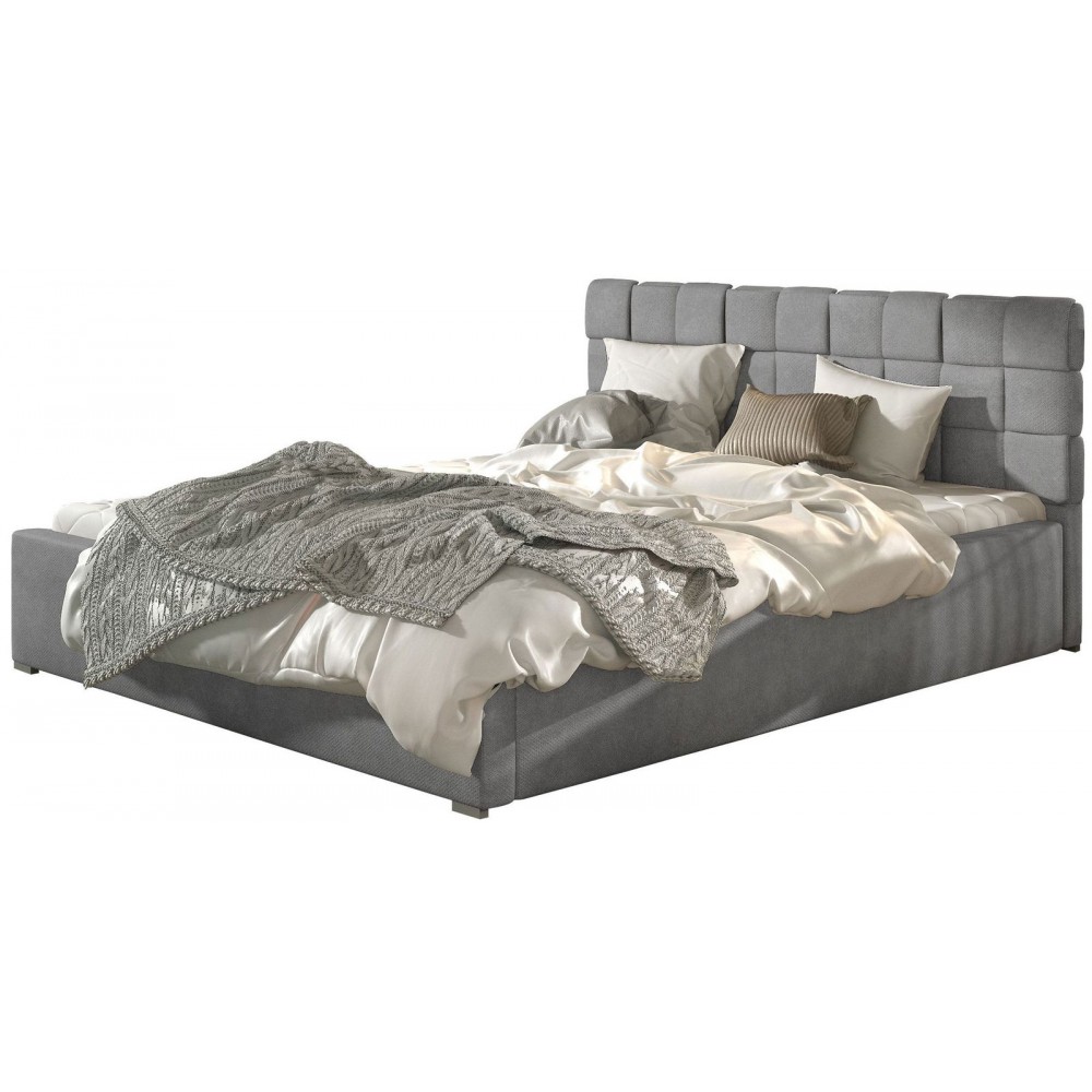 Επενδυμένο κρεβάτι Grady-140 x 200-Με μηχανισμό ανύψωσης-Gkri