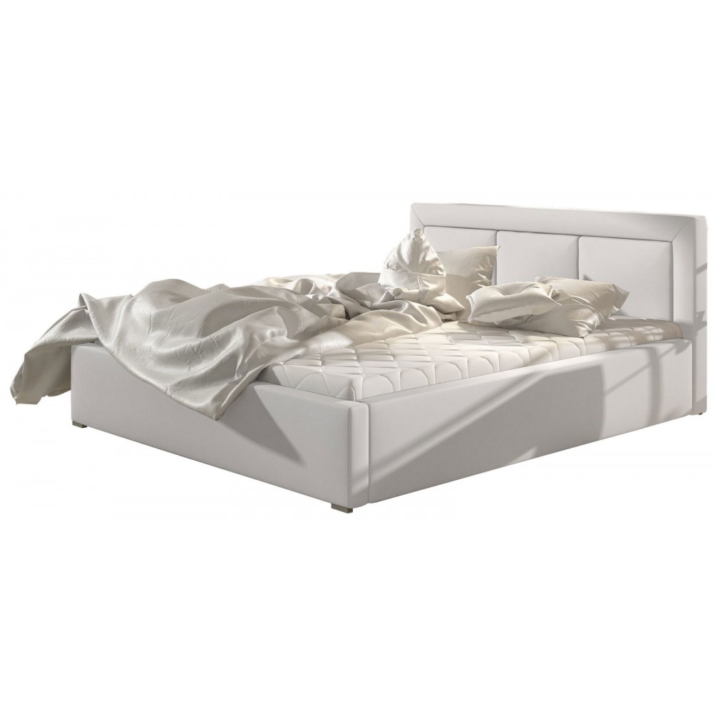 Επενδυμένο κρεβάτι Belluga-Leuko-180 x 200-Με μηχανισμό ανύψωσης