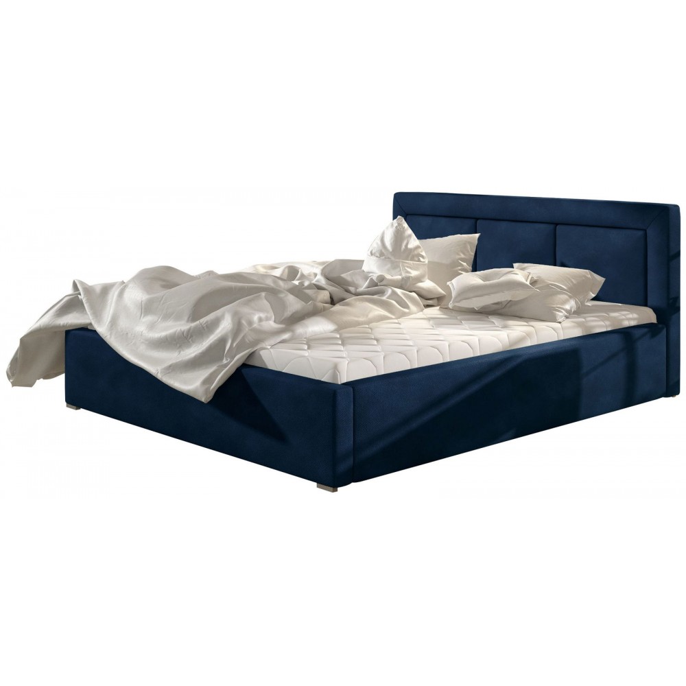 Επενδυμένο κρεβάτι Belluga-Mple-140 x 200-Χωρίς μηχανισμό ανύψωσης