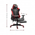Καρέκλα Gaming Raptor Spectre-Κόκκινο 53x48