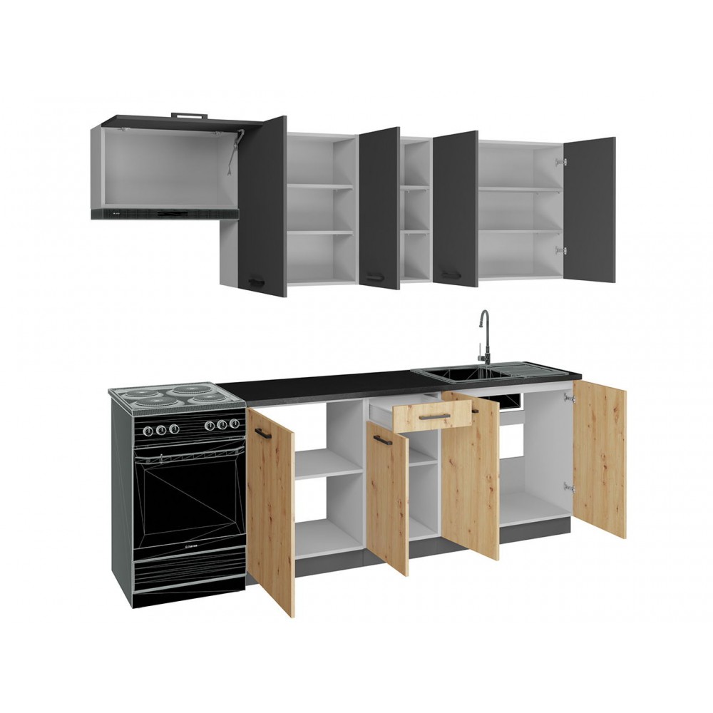 Σύνθεση κουζίνας Clara-Μήκος: 180 εκ.