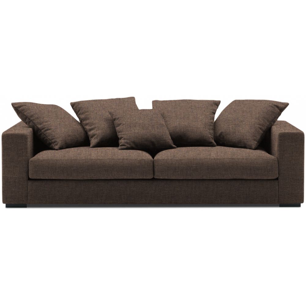 Καναπές Pilo Διθέσιος-160φ 90β εκ.-Σοκολατί