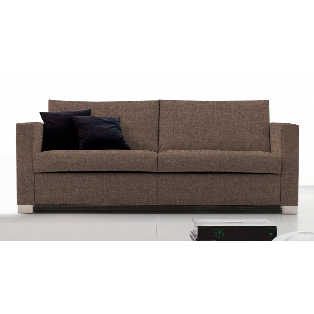 Καναπές Smart Τριθέσιος-205φ 90β εκ.-Σοκολατί