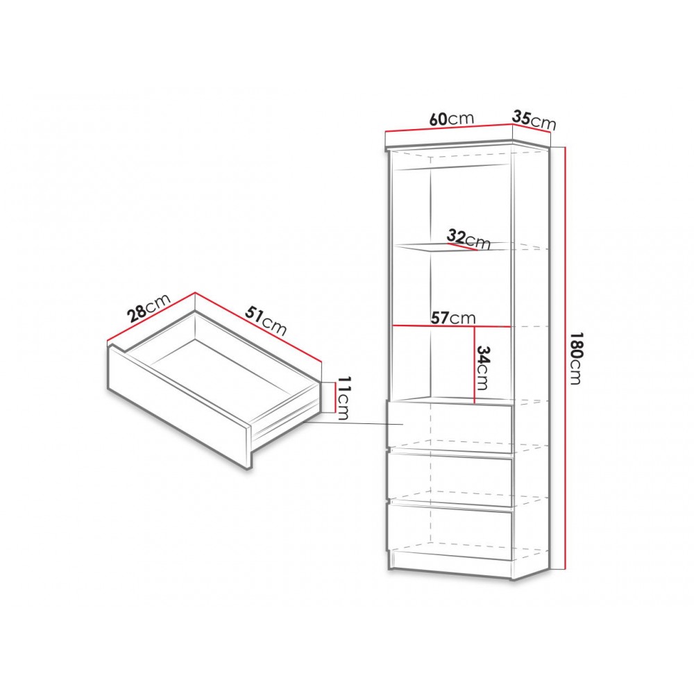 Βιβλιοθήκη Rack 3D-Leuko
