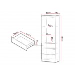 Βιβλιοθήκη Rack 3D-Fusiko