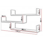 Τριπλό ράφι Trio-Gkri