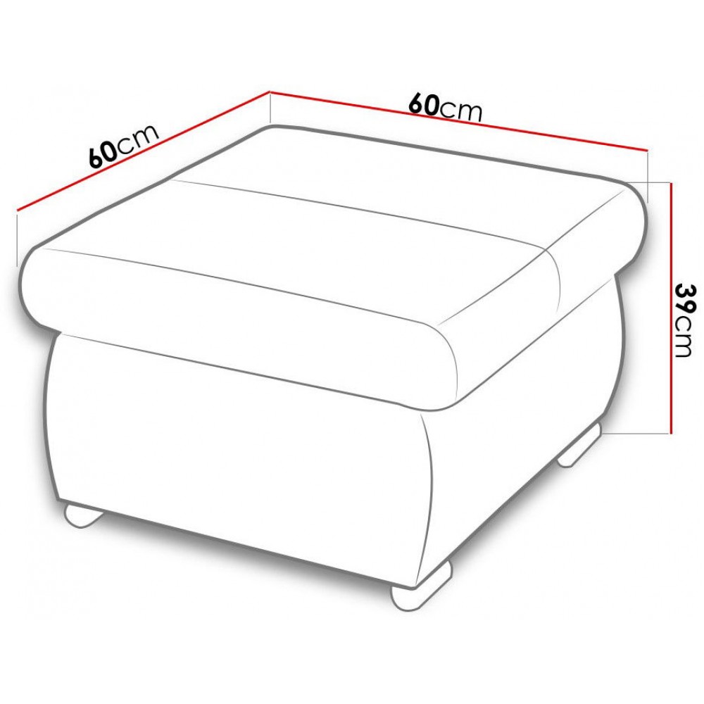 Πουφ Bangkok -Prasino