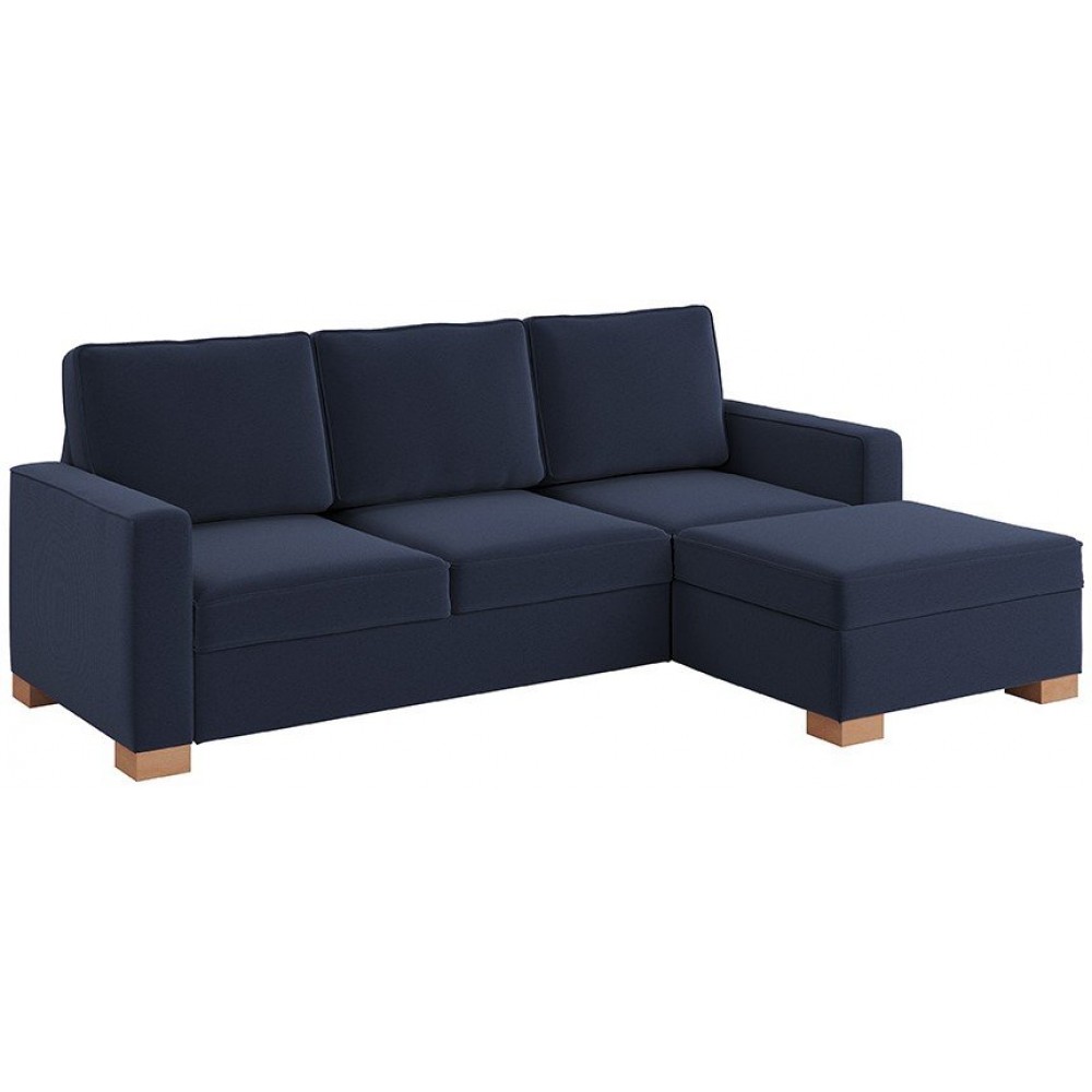 Γωνιακός καναπές Noel-Αριστερή-Μπλε Σκούρο