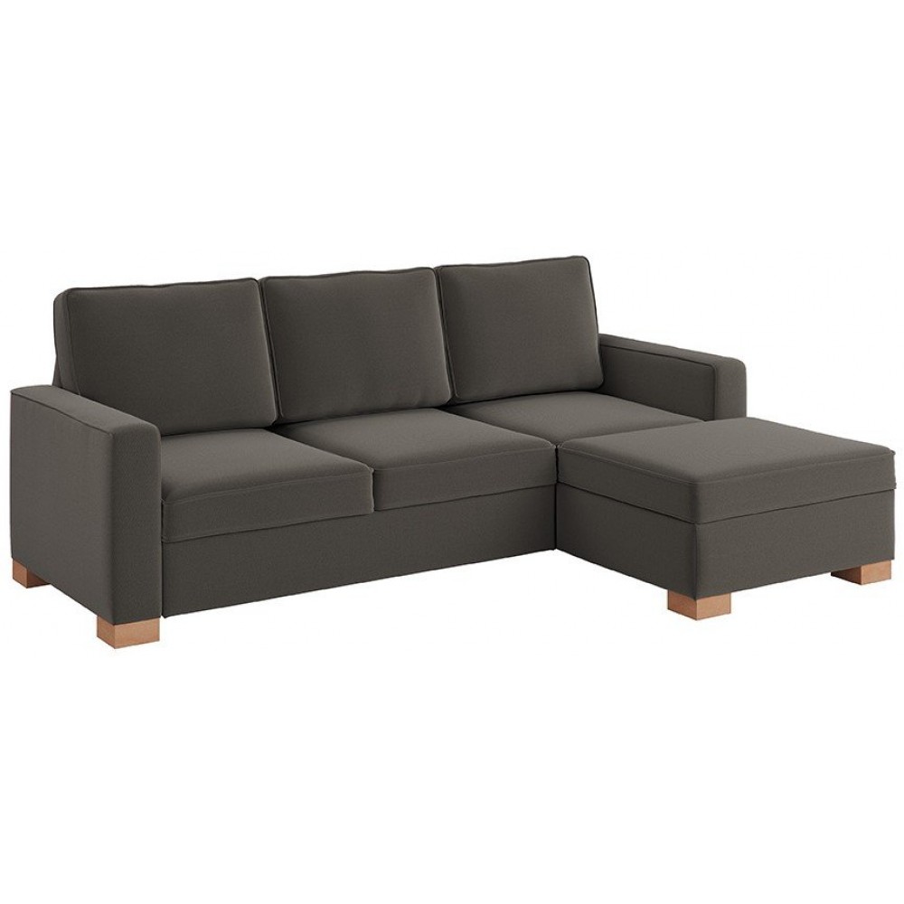 Γωνιακός καναπές Noel-Αριστερή-Γκρι