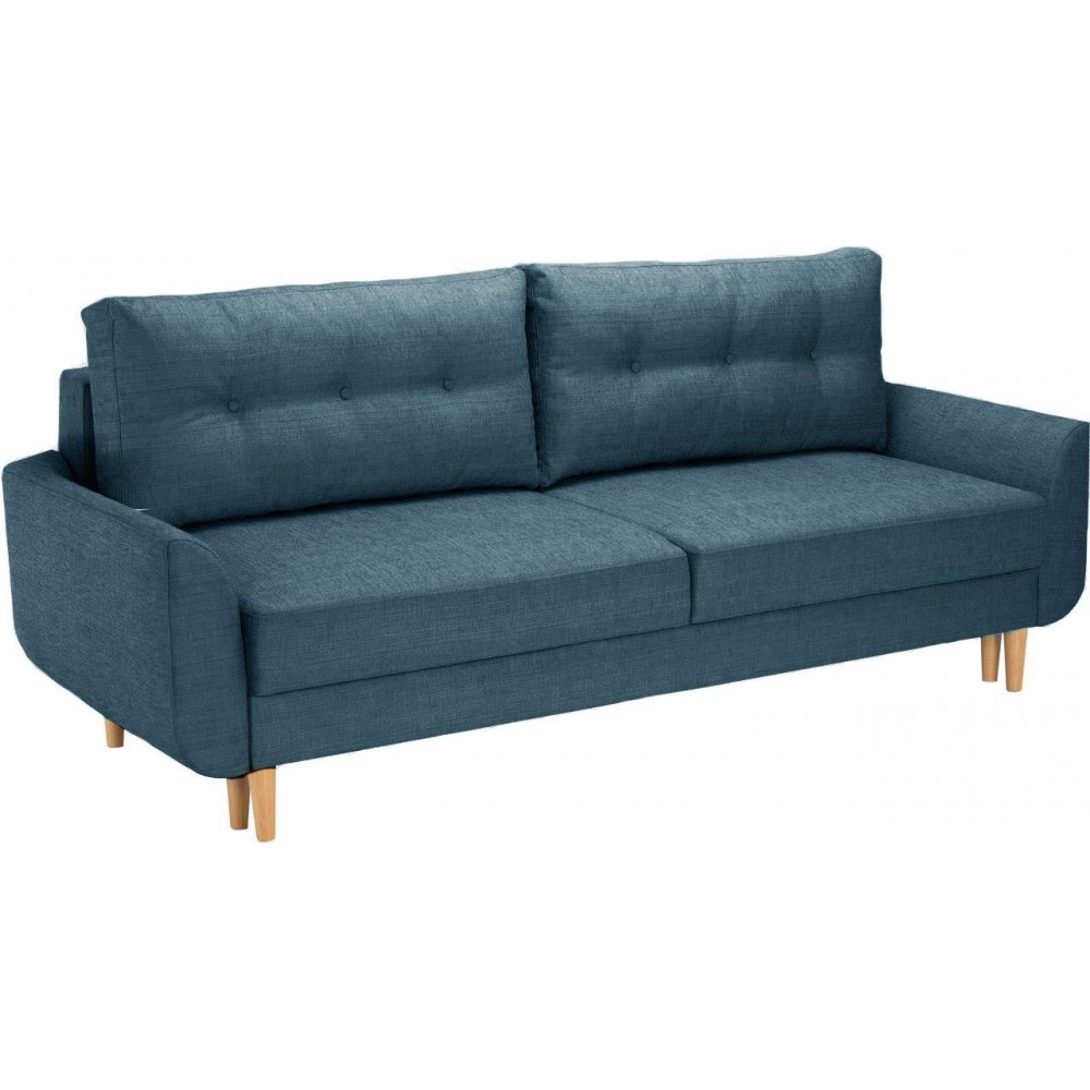 Καναπές Cotta τριθέσιος-Γκρι - Μπλε