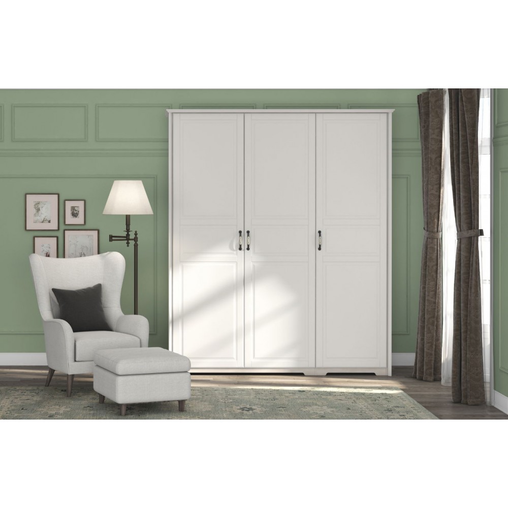 Ντουλάπα τρίφυλλη Toscana 3D