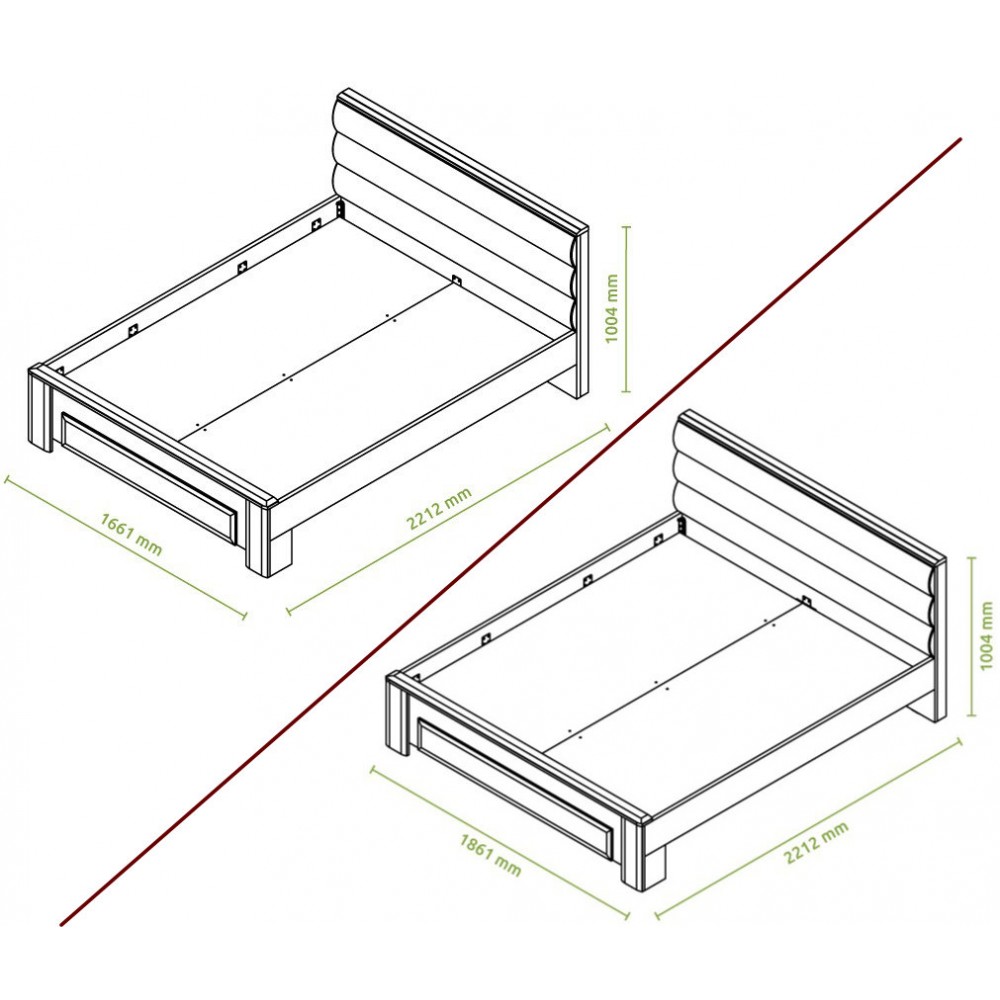 Κρεβάτι Giallo-160x200