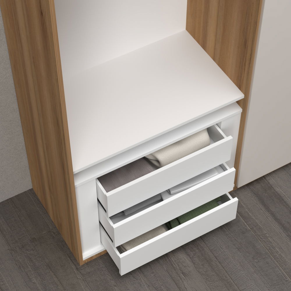 Συρταριέρα ντουλάπας JL Universal-Leuko