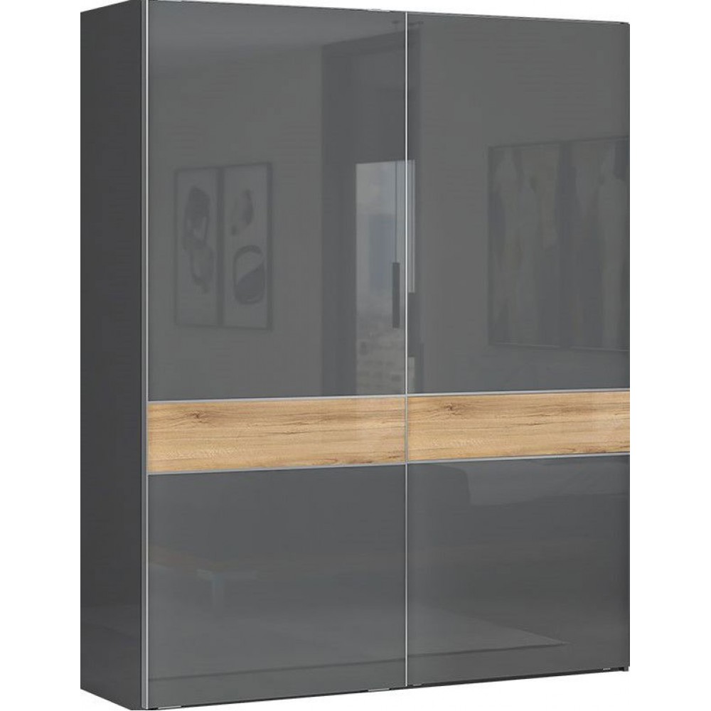 Ντουλάπα συρόμενη δίφυλλη Agate 180