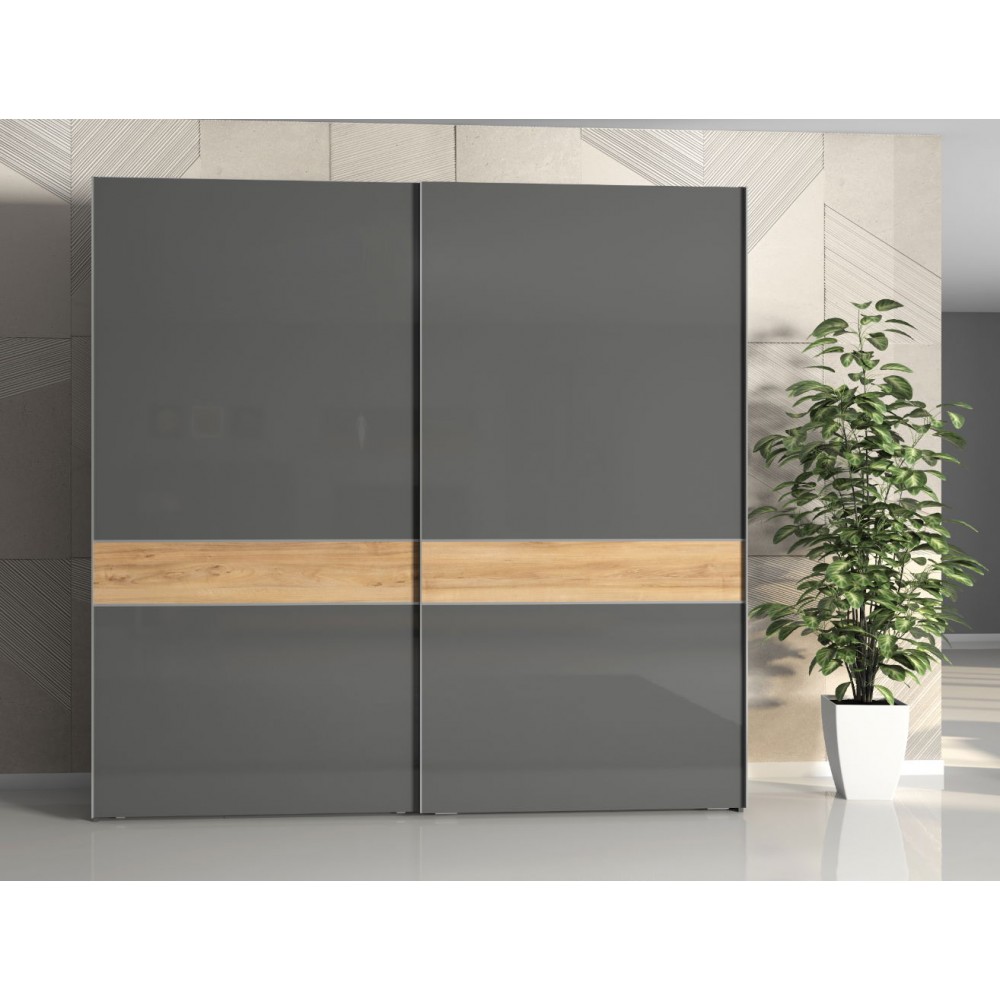 Ντουλάπα συρόμενη δίφυλλη Agate 230