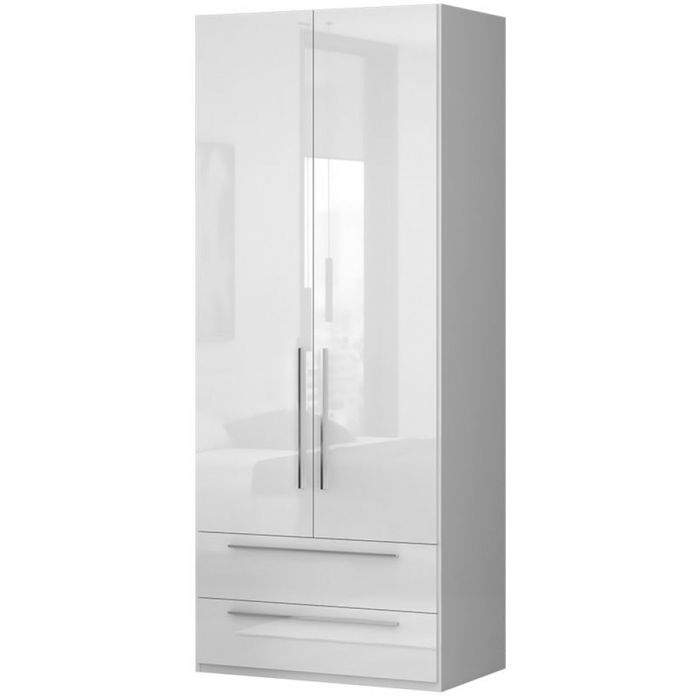 Ντουλάπα δίφυλλη Realm 2D2S-Λευκό