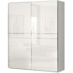 Ντουλάπα συρόμενη δίφυλλη Realm 180-Μπεζ