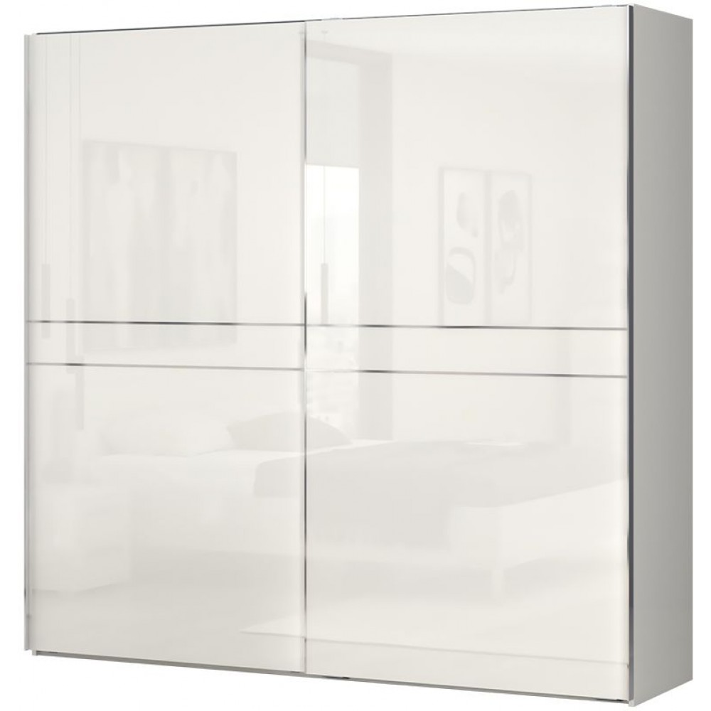 Ντουλάπα συρόμενη δίφυλλη Realm 230-Μπεζ