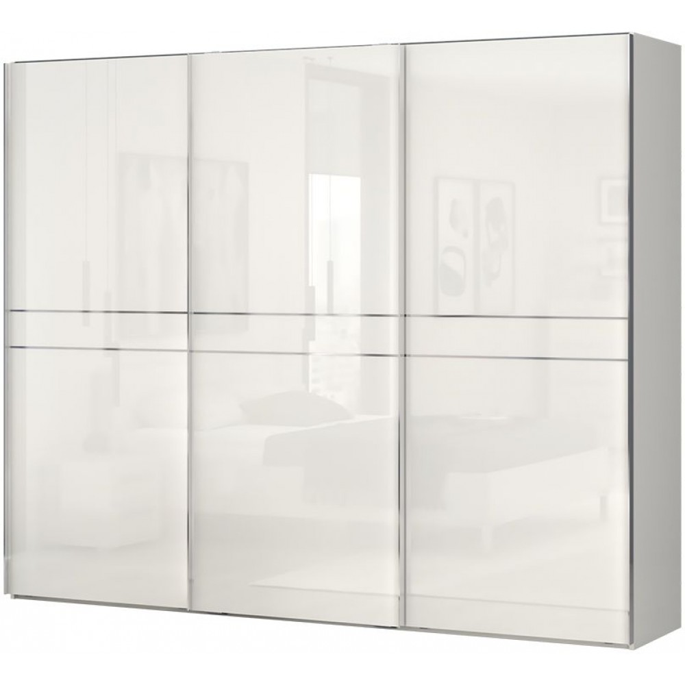 Ντουλάπα συρόμενη τρίφυλλη Realm 280-Μπεζ