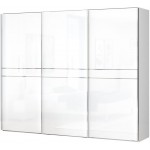 Ντουλάπα συρόμενη τρίφυλλη Realm 280-Λευκό