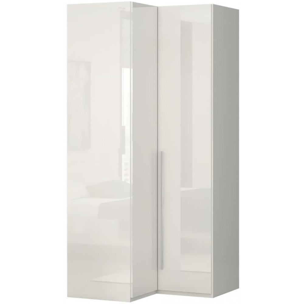 Ντουλάπα γωνιακή Realm-Μπεζ