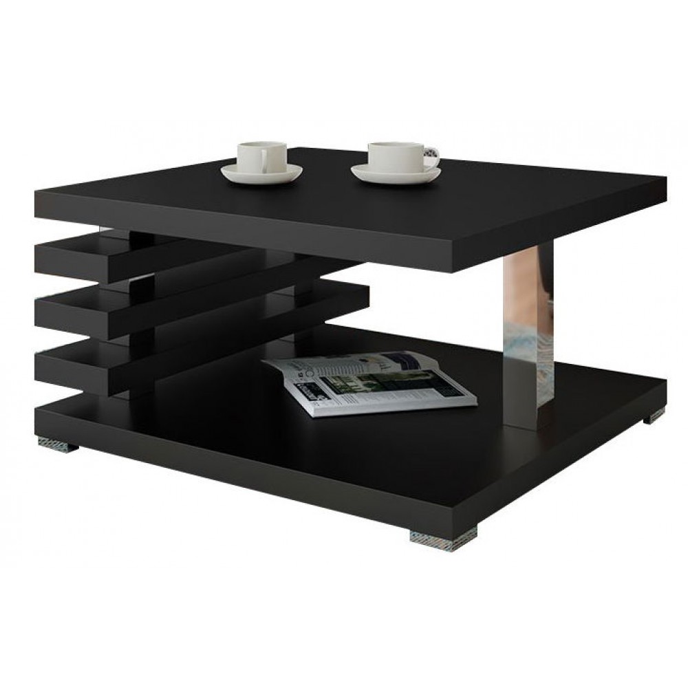 Τραπεζάκι σαλονιού Komoso-Μαύρο