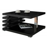 Τραπεζάκι σαλονιού Komoso-Μαύρο Γυαλιστερό