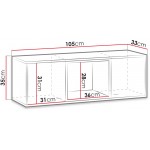 Κρεμαστό ντουλάπι Olier-Leuko