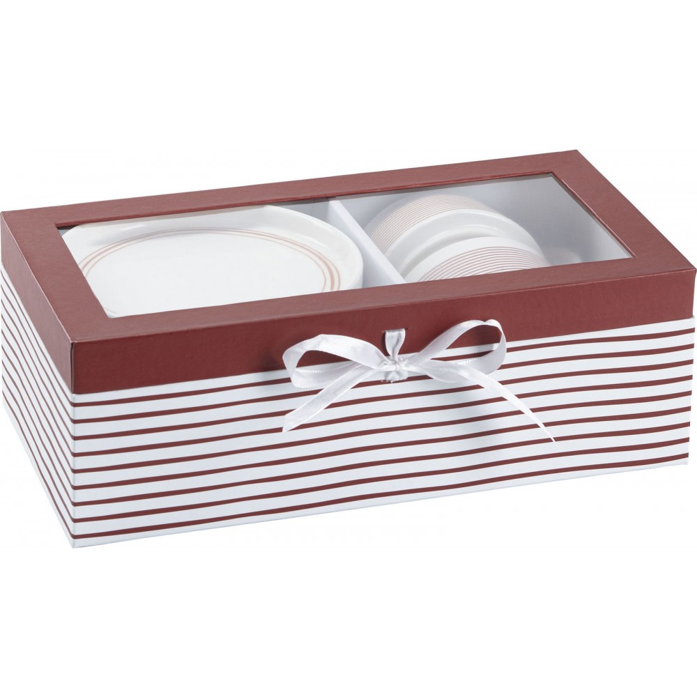 Σετ 2 Φλιτζάνια Lineo-Kokkino