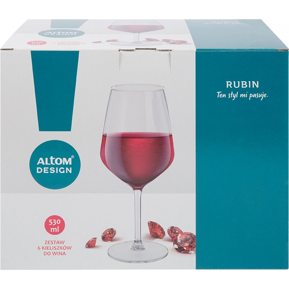 Σετ Ποτήρια κόκκινου κρασιού Rubin