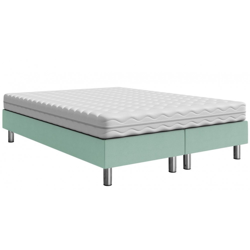 Επενδυμένο κρεβάτι Lux-Baza-Menta-200 x 140 x 30