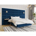 Επενδυμένο κρεβάτι Lux-Baza-Mple-200 x 160 x 30